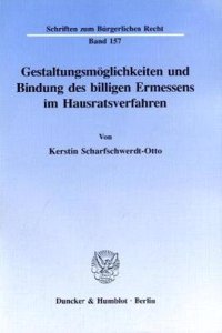 Gestaltungsmoglichkeiten Und Bindung Des Billigen Ermessens Im Hausratsverfahren