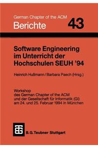 Software Engineering Im Unterricht Der Hochschulen Seuh '94