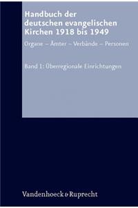 Handbuch Der Deutschen Evangelischen Kirchen 1918 Bis 1949