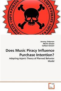 Does Music Piracy Influence Purchase Intention?