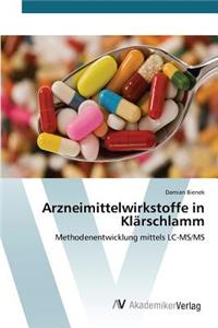 Arzneimittelwirkstoffe in Klärschlamm