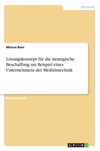 Lösungskonzept für die strategische Beschaffung am Beispiel eines Unternehmens der Medizintechnik