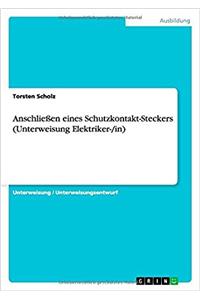 Anschließen eines Schutzkontakt-Steckers (Unterweisung Elektriker-/in)