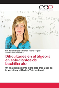 Dificultades en el álgebra en estudiantes de bachillerato
