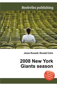 2008 New York Giants Season