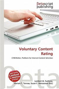 Voluntary Content Rating