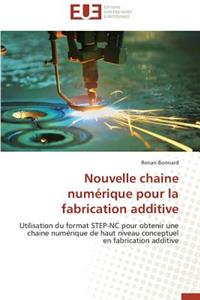 Nouvelle Chaine Num?rique Pour La Fabrication Additive