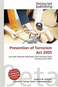Prevention of Terrorism ACT 2005