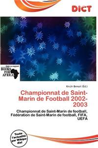 Championnat de Saint-Marin de Football 2002-2003