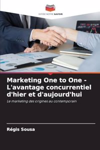 Marketing One to One - L'avantage concurrentiel d'hier et d'aujourd'hui