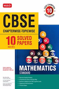 10 Years Chapterwise Topicwise Solved Papers Class 10 Mathematics Standard (2022-23) MTG Editorial Board