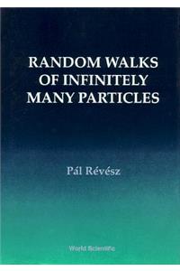 Random Walks of Infinitely Many Particles