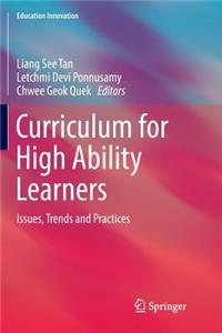 Curriculum for High Ability Learners