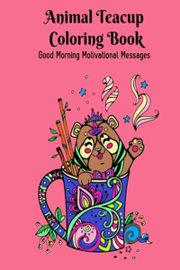 Animal Teacup Coloring Book