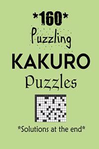 160 Puzzling Kakuro Puzzles - Solutions at the end