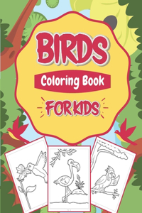 Birds Coloring Book For Kids
