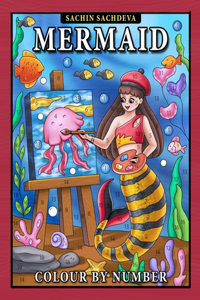 Mermaid Colour By Number