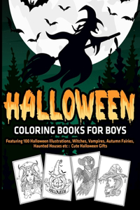 Halloween Coloring Books for Boys