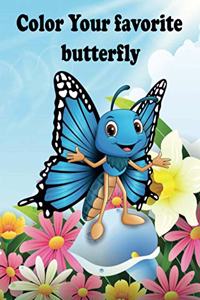 color Your favorite butterfly