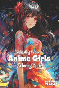 Anime Girls Coloring Book