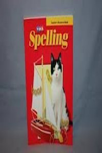 SRA Spelling, Student Edition: Continuous Stroke, Grade 1