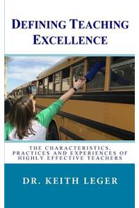 Defining Teaching Excellence