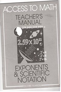 Access to Math: Exponents and Science Notation Trm 96