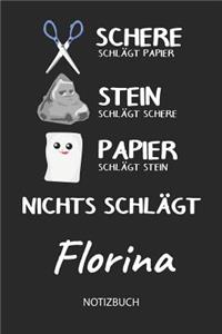 Nichts schlägt - Florina - Notizbuch