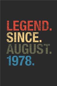 Legend Since August 1978