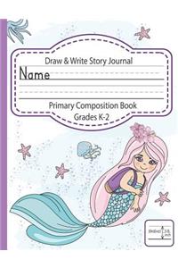 Draw & Write Story Journal, Primary Composition Book, Grades K-2