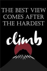 The best view comes after the hardest climb