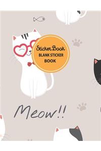 Sticker Book Blank Sticker Book