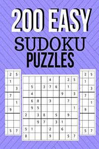 200 Easy Sudoku Puzzles