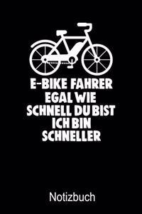 E-BIKE FAHRER Notizbuch