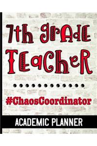 7th Grade Teacher #ChaosCoordinator - Academic Planner