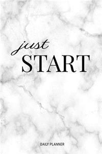 Just Start Daily Planner