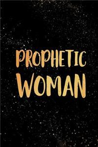 Prophetic Woman: Blank Lined Journal Notebook, 120 Pages, Soft Matte Cover, 6 x 9