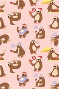 Funny Sloth Notebook