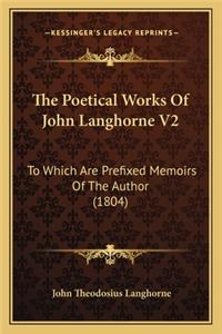 Poetical Works of John Langhorne V2