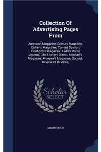 Collection of Advertising Pages from