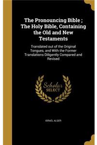 The Pronouncing Bible; The Holy Bible, Containing the Old and New Testaments