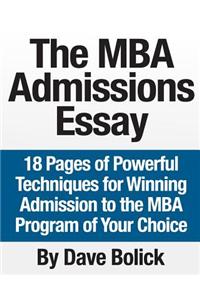 MBA Admissions Essay