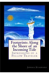 Footprints Along the Shore of an Incoming Tide