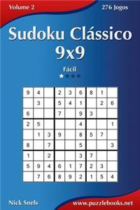 Sudoku Clássico 9x9 - Fácil - Volume 2 - 276 Jogos