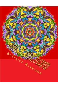 I Love Mandalas Patterns Coloring Book: For Kid's Ages 5 Years Old and Up