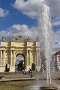 Brandenburg Gate in Berlin, Germany Journal: 150 page lined notebook/diary