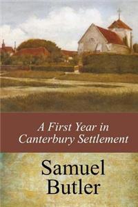 A First Year in Canterbury Settlement
