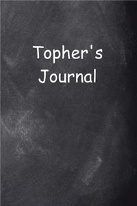 Topher Personalized Name Journal Custom Name Gift Idea Topher