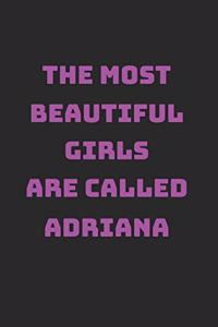 Adriana Girl Woman Notebook