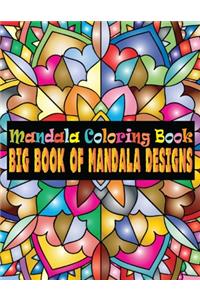 Mandala Coloring Book Big Book Of Mandala Designs
